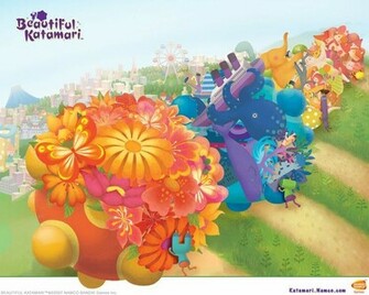 Video Game Katamari Damacy Wallpaper Illustrated