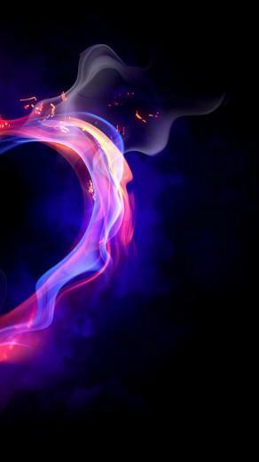 Fire Heart iPhone 5s Wallpaper iPad