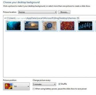 Help Windows Desktop Slideshow From Bing Wallpaper