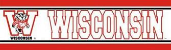 Wisconsin Badgers Wallpaper Border