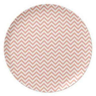 Peach Chevron Background Stripes