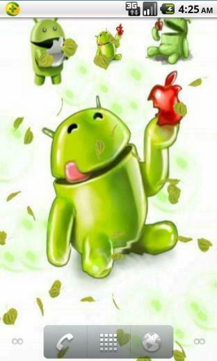 Eating Apple Live Wallpaper Android
