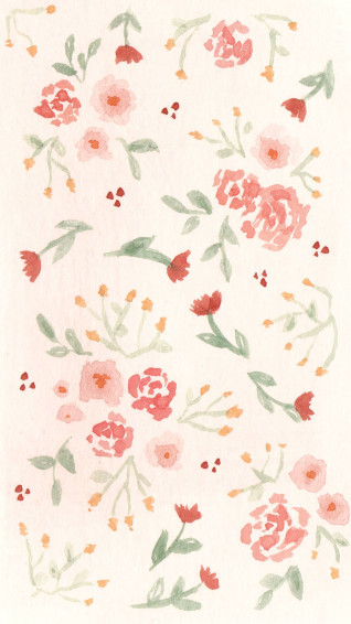 Lovely Pink Floral iPhone Wallpaper