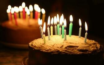 Candles Celebration Cake Happy BirtHDay G Wallpaper Background