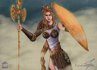 Smite Athena Hot Girls Wallpaper