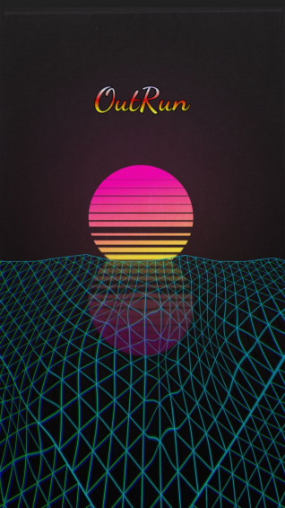 HD Wallpaper Outrun Sunset Vaporwave Retrowave Multi Colored