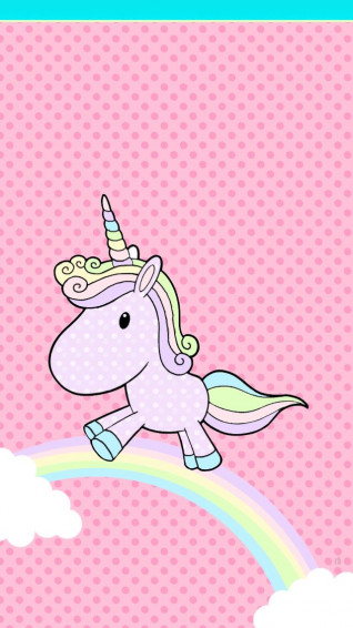 Pastels Unicorn Wallpaper Kawaii iPhone