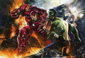 Hulk Vs Hulkbuster Wallpaper