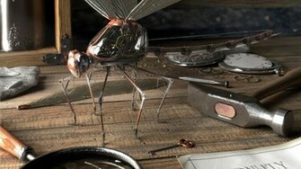 Steampunk Artwork Wallpaper Dragonflies