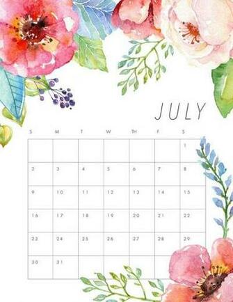 Best July Calendar Ideas Notebook Organization