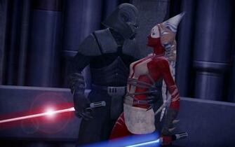 Starkiller And Shaak Ti By Rogdaizer