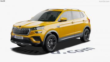 Of Skoda Kushaq 3d Model Hum3d Store