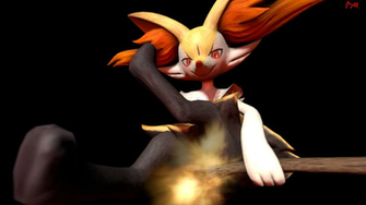 Braixen S Flamethrower By Fruztal