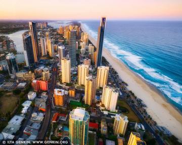 Surfer S Paradise At Sunset Print Photos Fine Art Landscape