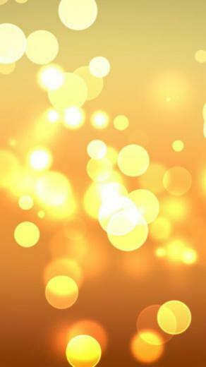 Bright Yellow Halos Wallpaper iPhone