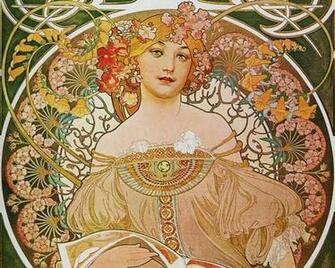 Mucha Wallpaper