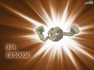 Geodude Bureaublad Achtergrond