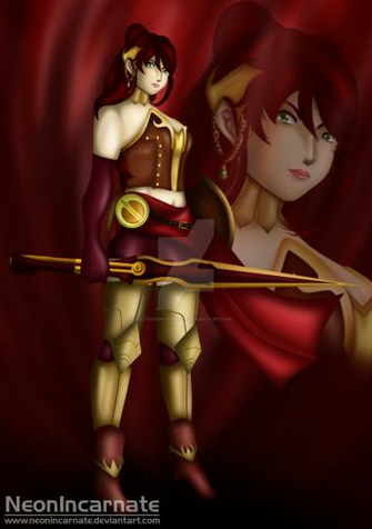 Rwby Pyrrha Nikos By Neonincarnate