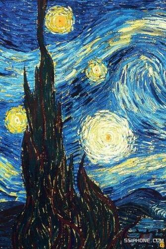 Starry Night iPhone Wallpaper