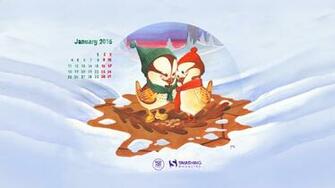 Beautiful January Calendars Wallpaper For Desktop And iPad