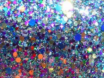 Blue And Pink Glitter Wallpaper Gold