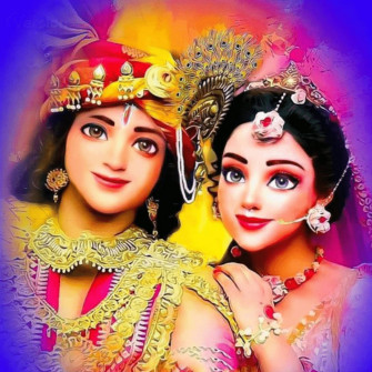Cute Radha Krishna Wallpaper