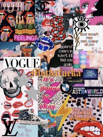 Collage Wallpaper Top Background