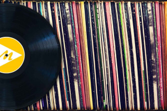 Vinyl Records Covers Wallpaper
