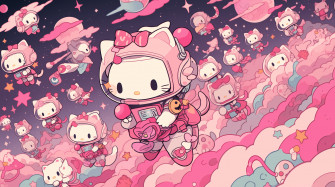Cute Hello Kitty Desktop Wallpaper