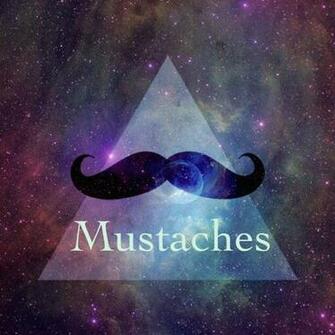 Galaxy Mustache Wallpaper Cute