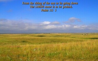 Scenic Wallpaper With Bible Verses