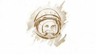 Wallse Portrait Of Yuri Gagarin Desktop