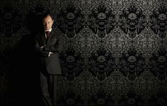 Wallpaper Look Wall Sherlock Mark Gatiss Mycroft