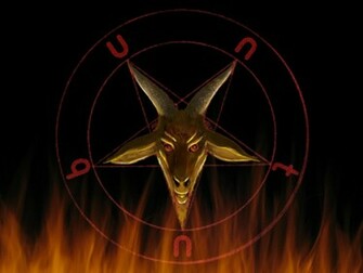 Ubuntu Satanic Edition Wallpaper