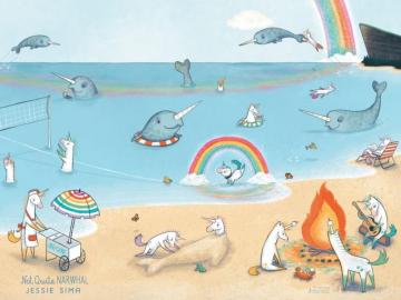 Narwhal Unicorn Wallpaper Top Background