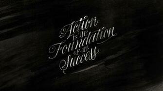 Success Picasso Quotes Simple Minimalist Black And White Wallpaper