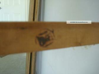 Handsome Ridgely Antique Wallpaper Hangers Table Marked And