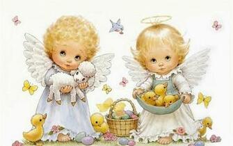 Wallpaper Angel Butterfly Happy Easter
