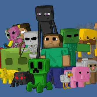 Wallpaper Minecraft Characters Game Pixels Java New iPad