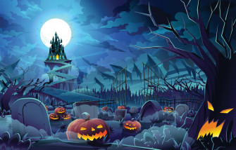 Turn Neon Nights Into Halloween Wallpaper