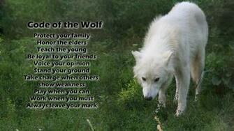 Code Of The Wolf Computer Wallpaper Desktop Background