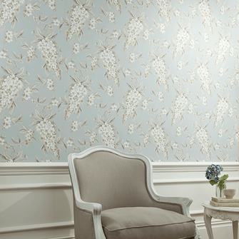 Wisteria Mauve Wallpaper