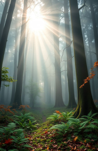 Foggy Forest Wallpaper