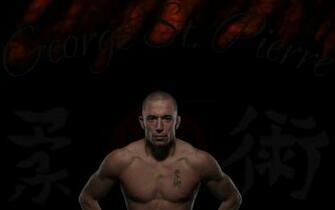 George Rush St Pierre Ufc Inspired Gsp Red Flame Desktop