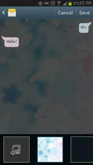 Thread Text Message Background