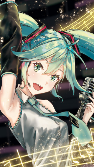 Hatsune Miku iPhone Wallpaper