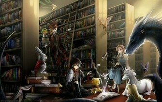 Children S Library Fantasy And Scifi Books Photo