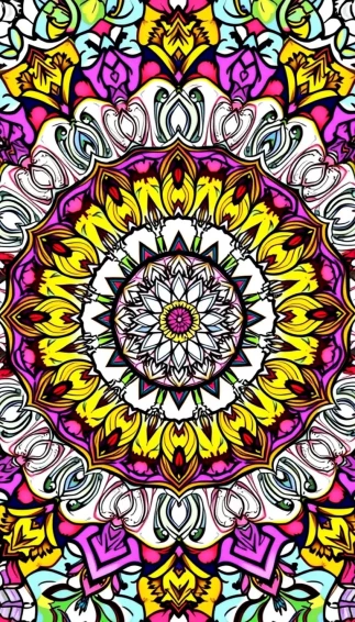Mandala Coloring Wallpaper