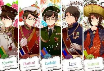 Hetalia Beautiful World Jackets Asean Not All By Partee6554 On