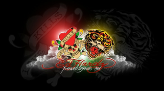 Ed Hardy Background For Myspace Edhardy